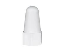 HamPaesk Capuchons De Protection D'écrou Boulon M6-M30 Noir/Blanc, Couvercle À Vis Hexagonale en Plastique for Étanche La Poussière, Capuchon Allongé 2-10 Pièces(White,30x70xM20(5pcs))