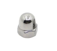 HamPaesk Écrous À Capuchon en Acier Inoxydable 304, M3 M4 M6 M8 M12 M14 M16, Couvercle Décoratif, Demi-Cercle, Écrou Gland DIN1587, 1 20 Pièces(M3 20pcs)