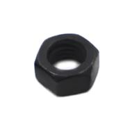 HamPaesk Écrous Hexagonaux M2M2.5 M3 M4 M5 M6 M8 M10 M12 M14 M16 M18 M20 M22 M24 M36, Oxyde Noir, Acier Au Carbone Métrique, 1 À 50 Pièces(M6 10pcs)