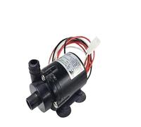 HamPaesk Pompe à Eau électrique 12 V CC, Micro Pompe Submersible sans balais, Pompe de Circulation for Fontaine d'aquarium, Refroidissement médical, 280 l/h(3P Speedometer Cable)