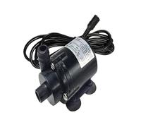 HamPaesk Pompe à Eau électrique 12 V CC, Micro Pompe Submersible sans balais, Pompe de Circulation for Fontaine d'aquarium, Refroidissement médical, 280 l/h(Naked Cable)