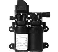 HamPaesk Pompe à Eau électrique Double à diaphragme, 12 V CC, 100 W, 160 psi, 7,5 l/Min, Interrupteur de débit Automatique, pulvérisateur Haute Pression for Agriculture