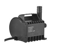 HamPaesk Pompe à Eau Submersible électrique 400 l/h, Petite Pompe de Fontaine avec Levage Maximal de 3 m, câble USB de 2 m et Base à Ventouse, Portable(400L 1H)