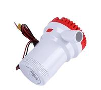 HamPaesk Pompe de cale for Bateau, 12 V, 24 V, 1500 GPH, 2000 GPH, Submersible, for Kayak, 24 V, for Le Jardin, Le rinçage, Le Lavage de Voiture, Le Bain(2000GPH,12V)