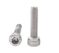 HamPaesk Tête De Cylindre Moletée en Acier Inoxydable 304, 20 À 50 Pièces, M2.5 M3 M4, Vis Métaux, Douille Hexagonale(25mm,M4X20pcs)