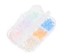 HAMPPLIES 1 boîte Décorations Ongles Coeur Résine Changement Couleur Compartiments Nail Art DIY Accessoires Femme Manucure