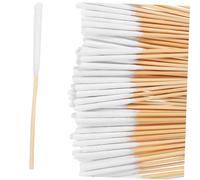 HAMPPLIES 10 Cotton Swabs With Wooden Handles Soft Cotton Tips For Skincare Application Makeup Removal And Precise Facial Care Tools