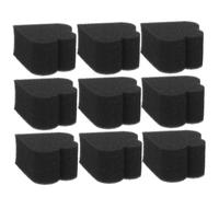 HAMPPLIES 10 pièces Éponges Maquillage Visage Forme de Fleur Applicateurs Cosmétiques Triangulaires pour Fond de Teint et Confortables pour Femmes