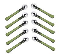 HAMPPLIES 10 Pièces Eye Care Stick Metal Roller Cooling Face Applicator For Puffiness Reduction And Even Serum Distribution