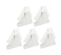 HAMPPLIES 10 pièces Lot de Chiffons Microfibre pour Lunettes Nettoyants Haute Absorption Anti-traces pour Verres Appareils Photo Écrans Téléphones Gris Blanc