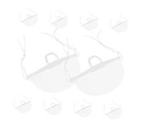 HAMPPLIES 10 pièces Lot de Couvre Nez Transparent Réutilisable Buée PE pour Cuisine Restaurant Salons de Beauté Protection Salive et Gouttelettes