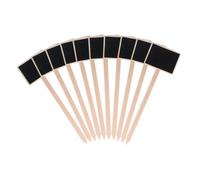 HAMPPLIES 10 pièces Lot de Mini Ardoises Créatives Pancartes Jardin Décoratives pour Plantes Étiquettes Semis et Marqueurs Potager pour Mariage et Extérieur