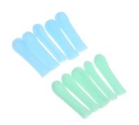 HAMPPLIES 10 pièces Manchons Silicone pour -oreilles Antidérapants Accessoires Confortables et Réutilisables pour Nettoyage Oreilles Hygiénique Compatible avec Cure-oreille Standard Bleu et