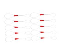 HAMPPLIES 10 Pièces Outil Tire Fil Électrique avec Fixation Rapide Accessoire pour Câbles Électricien Sans Ruban Nœud Passage Murs et Angles
