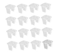 HAMPPLIES 100 Pièces Clips de Fixation LED Transparente pour Rubans Plastique Protection Dommages et Maintien Sécurisé pour Guirlande Lumineuse LED