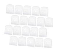 HAMPPLIES 100 pièces Masques Feuilles Visage Pré-découpées Hydratantes pour Soins Visage Absorption Grimace Design