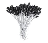 HAMPPLIES 100 Pièces Sceaux de Sécurité Numérotés Câble Autobloquant en Acier Galvanisé Noir et Haute Sécurité Design Irréversible pour Transport et Logistique