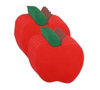 HAMPPLIES 100 Pièces Serviettes Papier Forme de Pomme Rouge Serviettes Jetables pour Scolaires et Célébrations Premier Jour