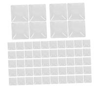 HAMPPLIES 100 Pièces Transparent Nail Color Board Double Sided Glass Beads Polish Display Chart For Easy Identification And Salon Use