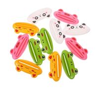 HAMPPLIES 12 Pièces Cartoon Toothpaste Tube Squeezers For Manual Plastic Dispenser Clip Compatible With Toothpaste Face Wash Hand Tubes With Cute Animal Designs