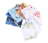 HAMPPLIES 12pièces Chiffon De Nettoyage De Lunettes Lingettes Anti-buée Polyvalent Pour Écrans Et Instruments De Musique Élimine Traces Et Salissures Sans Rayures