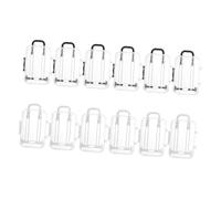 HAMPPLIES 12pièces Lot De Mini Boîtes à Bonbons Transparentes Forme De Valise Pour Mariage Boîtes Pour De Fête Décorations Voyage
