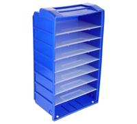HAMPPLIES 1Ensemble Conteneur de Stockage avec Partitions Amovibles Boîte de Rangement pour Petits Objets Outils Papeterie et Accessoires Capacité et Durable