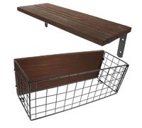 HAMPPLIES 1ensemble Étagères Flottantes Murales Rangement Décoratif pour Salle De Bain Chambre Et Cuisine Pratique pour Organiser Petits Objets
