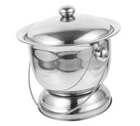 HAMPPLIES 1Ensemble Pot de Chambre avec Couvercle Urinoir Unisexe Portable pour Adultes et Seau à Urine Nocturne Facile à Nettoyer Déplacer