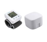 HAMPPLIES 1ensemble Tensiomètre De Poignet Électronique Avec Affichage Lcd Moniteur De Tension Artérielle Portable Et Réutilisable Pour Suivi à Domicile Et Facile à Transporter