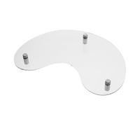 HAMPPLIES 1pièce Plateau à Dessert Acrylique Forme De Lune pour Fruits Et Gâteaux Accessoire De Décoration De Bureau Transparent Service Pratique pour Après-midi Élégance à Table
