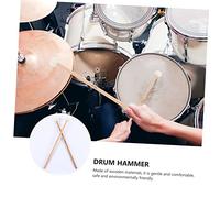 HAMPPLIES 2 pièces Baguettes de Timbales à Tête Feutrée Maillets de Percussion Bois Accessoires pour Tambour Timpani Protection et Confort pour Musiciens