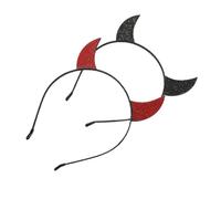 HAMPPLIES 2 Pièces Bandeaux de Cheveux Halloween avec de Diable pour Costume Cosplay Fête Nocturne Adulte