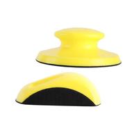 HAMPPLIES 2 pièces Bloc de Ponçage Manuel Rond et Forme Souris Tampon de Ponçage Adhésif pour Polissage et Peinture Support Compatible Disques Abrasifs