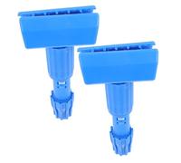 HAMPPLIES 2 Pièces Clips de Remplacement pour Balai Vadrouille Détachable pour Accessoires de Manche de Balai Compatible avec Différents Types de Mops Bleu