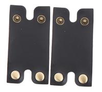 HAMPPLIES 2 pièces Couvre-lame de Rasoir Manuel Cuir Protection de Tête de Rasoir pour Homme Accessoire Pratique