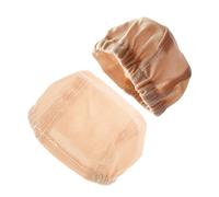 HAMPPLIES 2 pièces Doll Wig Net Caps Handwoven Flexible Fit For Bjd And Doll Heads Easy To Clean Costume Wig Accessories For Various