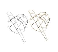 HAMPPLIES 2 Pièces Hair Bun Cage Cuff Vintage Hollow Birdcage Hair Fork With Stick For Chignon Updo Women