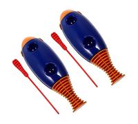 HAMPPLIES 2 Pièces Instruments de Percussion pour Garçon Fille Musical Solide et Sûr Développement des Talents Musicaux Cadeau Éducatif pour Garçons et Filles Couleur