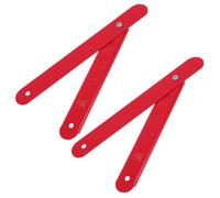 HAMPPLIES 2 Pièces Kit de Réparation Charnière Escalier Pliant Aluminium Renfort de Tige de Liaison pour Échelle à Marche Support Renforcé Antirouille pour Usage Domestique et Industriel