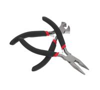 HAMPPLIES 2 Pièces Kit Pinces à Main pour Réparation DIY Pince à Bec et Coupe Ongles Outil Antidérapant Acier Robuste pour Manuels