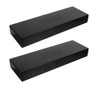 HAMPPLIES 2 Pièces Microscope Slide Holder With Cover Portable Rectangle Plastic Organizer For Lab And Educational Use Mini Slide Storage Box For Science Experiments