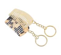 HAMPPLIES 2 Pièces Mini Peigne Porte Clés à Dents Larges Démêlant pour Cheveux Mouillés Petit et Portable Accessoire de Voyage Pratique et Couleur Aléatoire