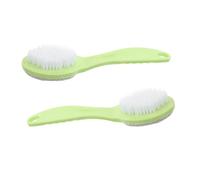 HAMPPLIES 2 pièces Pierre Double Face avec Manche pour Gommage des Peaux Mortes Exfoliant Brosse Nettoyante Outil Multi-Usage pour Maison et Voyage