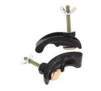 HAMPPLIES 2 pièces Pince de Fixation Arquée pour Machine à Graver Lot de Clips Presse-plaque Réglables Accessoires Polyvalents pour Fixation Précise et Stable Lors Gravure