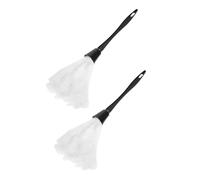 HAMPPLIES 2 Pièces Plumeau de Soubrette Halloween Accessoire de Costume Odeur pour Garçon Fille Prop de Fête et Cosplay