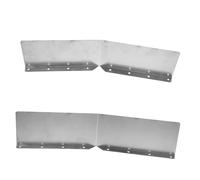 HAMPPLIES 2 pièces Protection Pluie pour Gouttière de Toit Diverteur Angle de Toit Résistant Protège Maison et Dégâts Eau