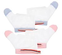 HAMPPLIES 2 Succion pour Bébés Réglables Garde Sucette Doux pour Arrêter la Succion des Doigts Protection Confortable Design Respirant et Securisé