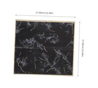 HAMPPLIES 20 Feuilles Papier Demballage Bouquet Noir et Or Imperméables pour Fleurs Délicat Décorations