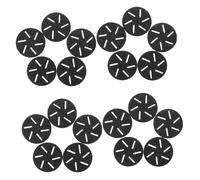 HAMPPLIES 20 Pièces Coarse Replacement Roller Heads For Electric Remover Professional Foot File Grinding Tool For Hard And Dead Skin Care